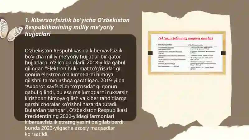 Kiberxavfsizlikga oid milliy va xorijiy me'yoriy xujjatlar tahlili 3