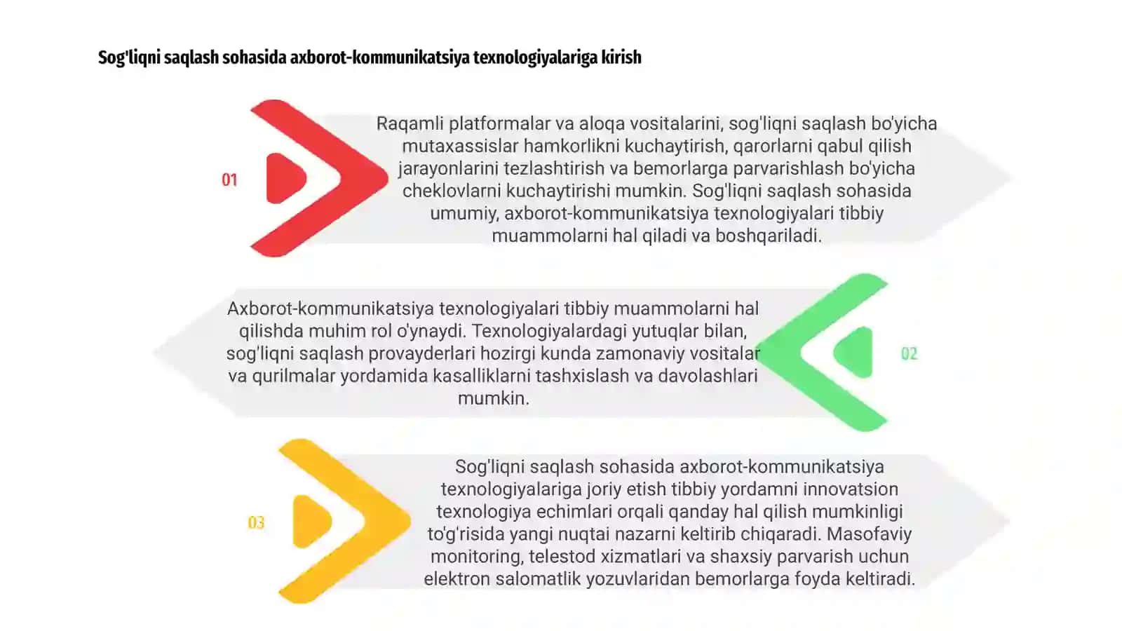 Axborot-kommunikatsiya texnologiyalari Tibbiyotda 3
