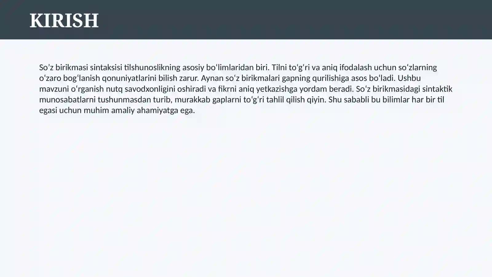 SO’Z BIRIKMASI SINTAKSISI 3