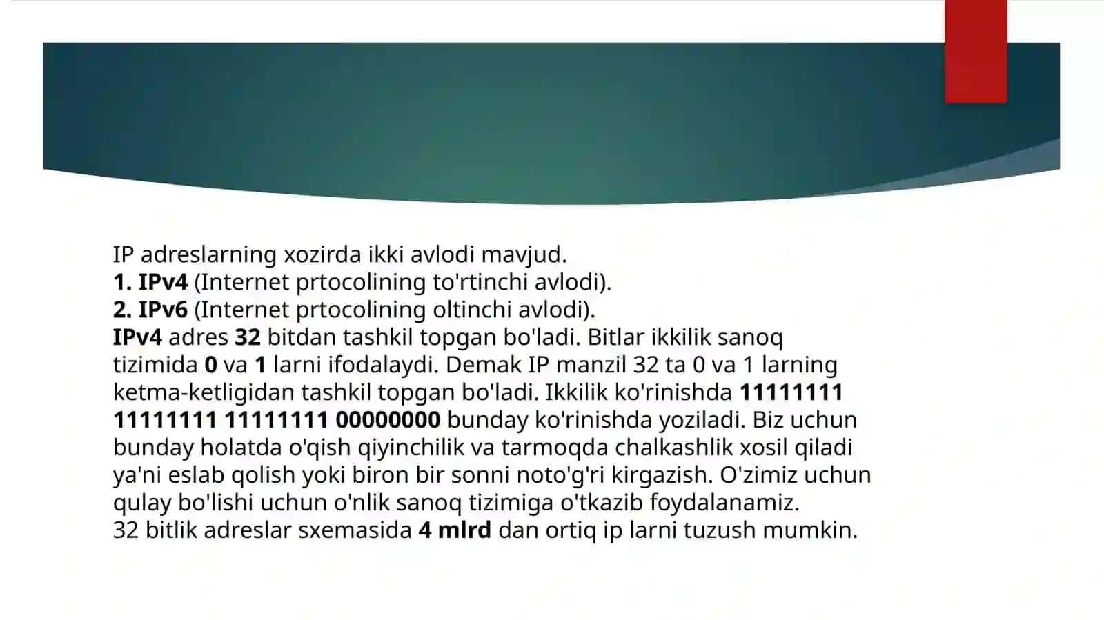 IP manzil 3