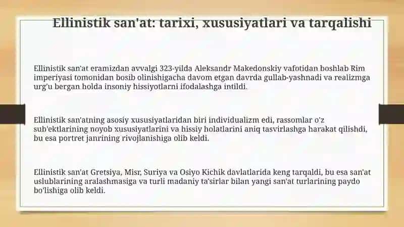 Ellinizm sanati 3