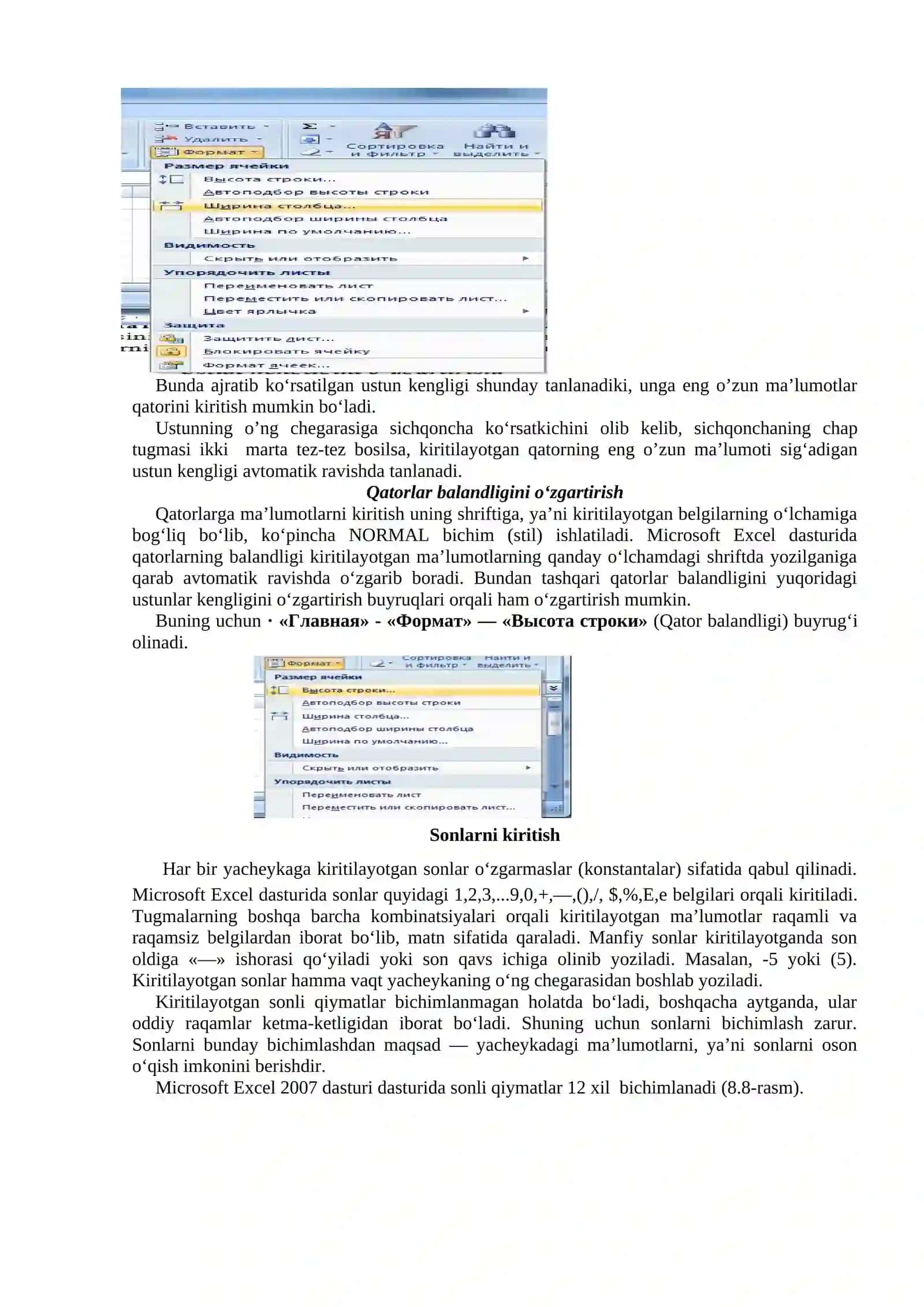 Microsoft Excel 3
