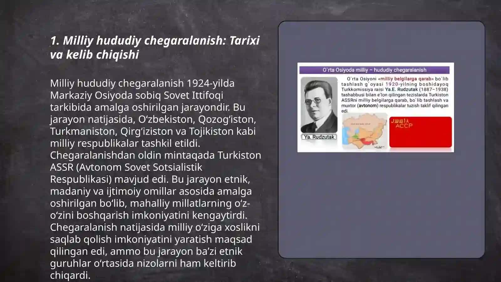Milliy hududiy chegaralanish. Maqsad va vazifalar 3