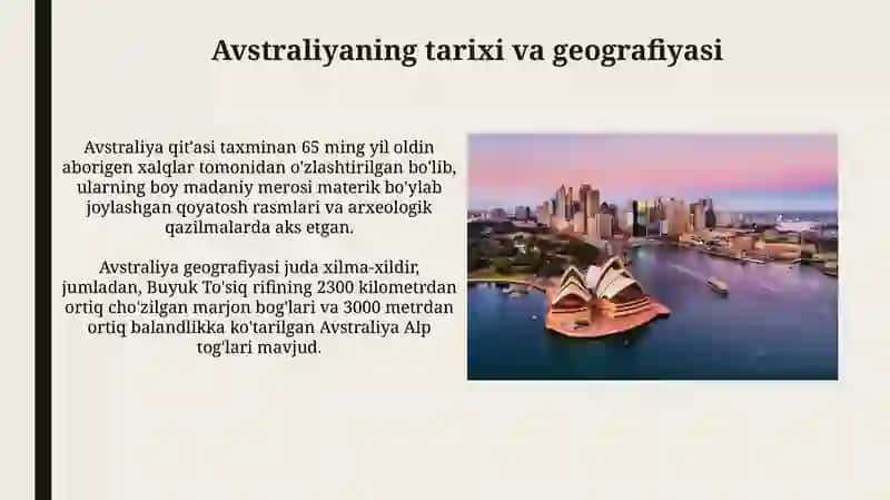 Avstraliyaning tarixi va geografiyasi 3