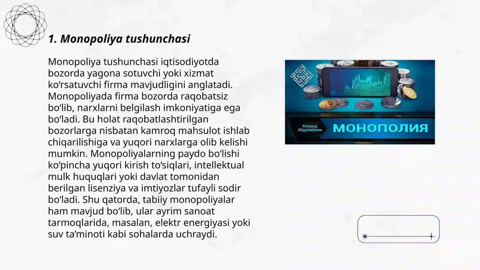 Monopoliya haqida ma'lumot 3