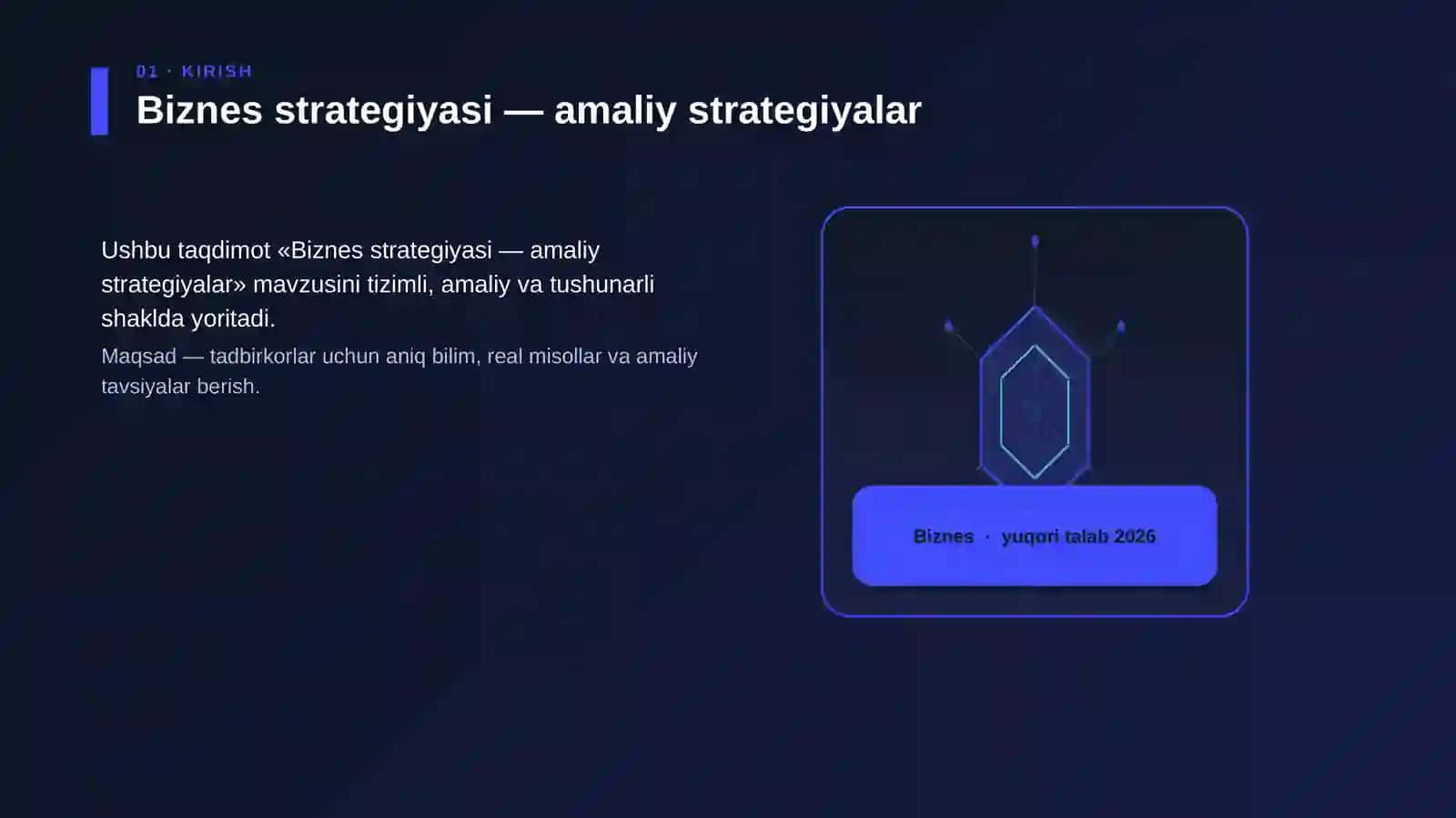 Biznes strategiyasi — amaliy strategiyalar 3