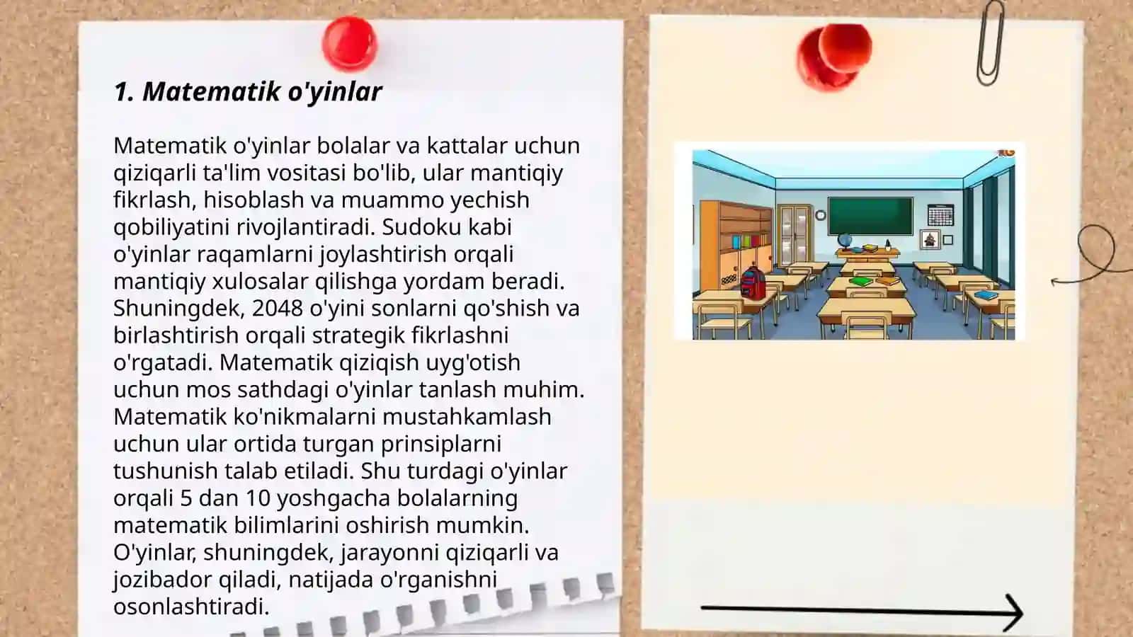 Matematik o'yinlar 3