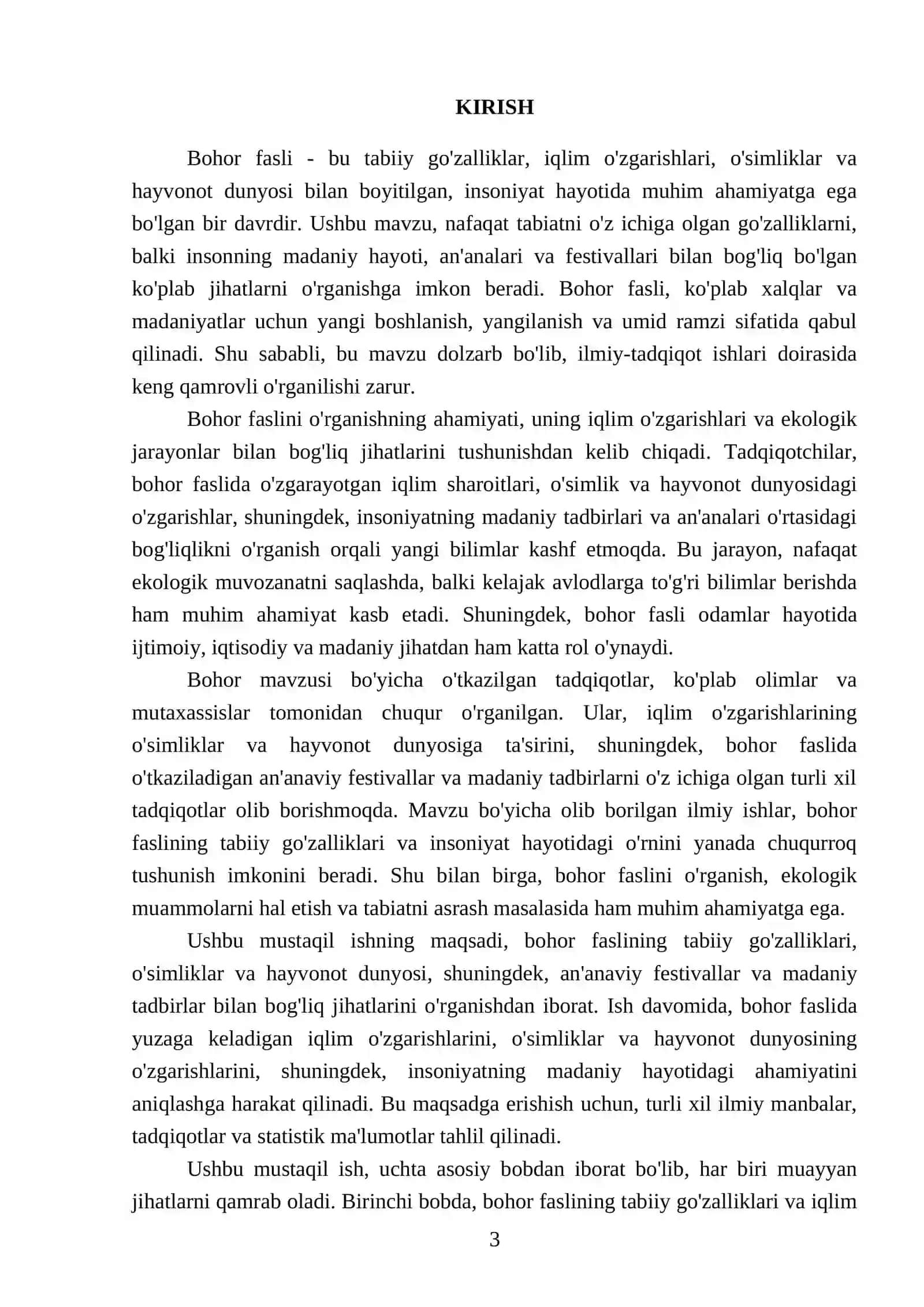 Bohor haqida 3