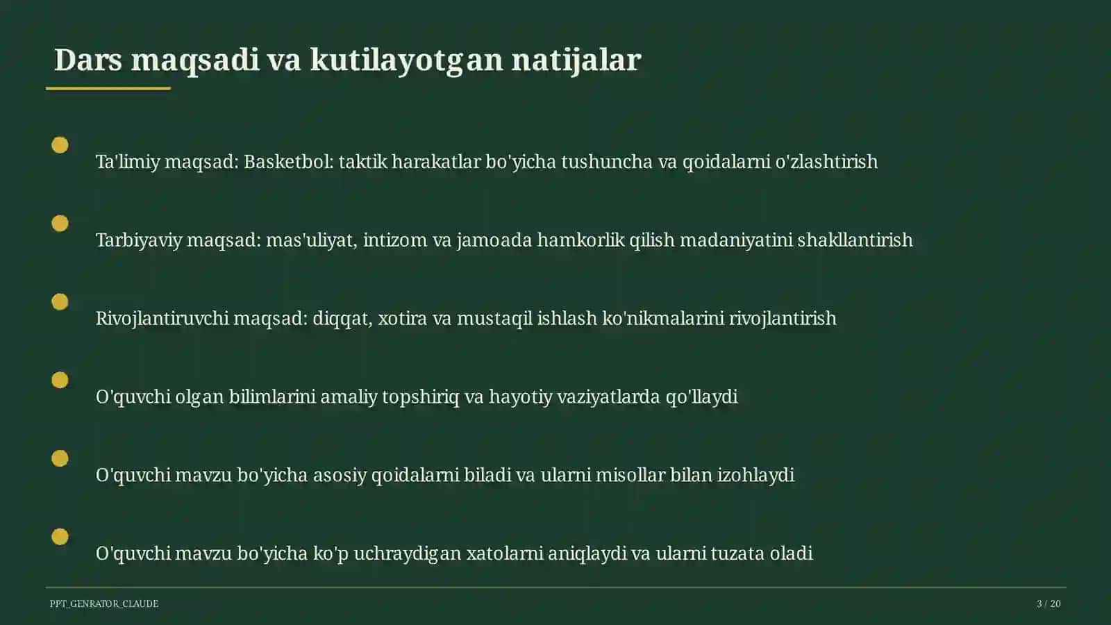 Basketbol: taktik harakatlar (8-sinf) 3