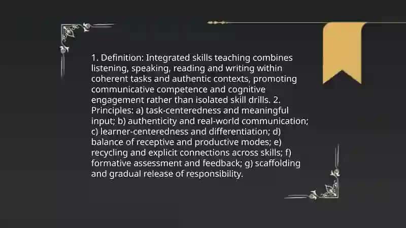 Integrated Skills Teaching 3