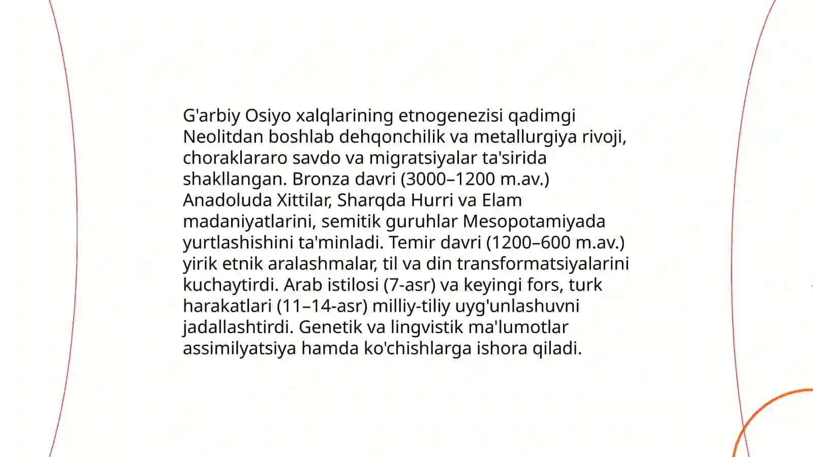 Osiyo xalqlari etnologiyasi. G'arbiy Osiyo 3
