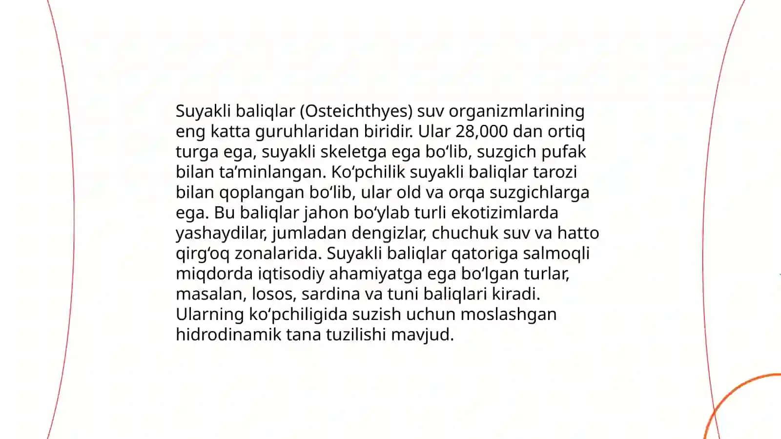 Suyakli baliqlarning kelib chiqishi evolyutsiyasi va sistematikasi 3