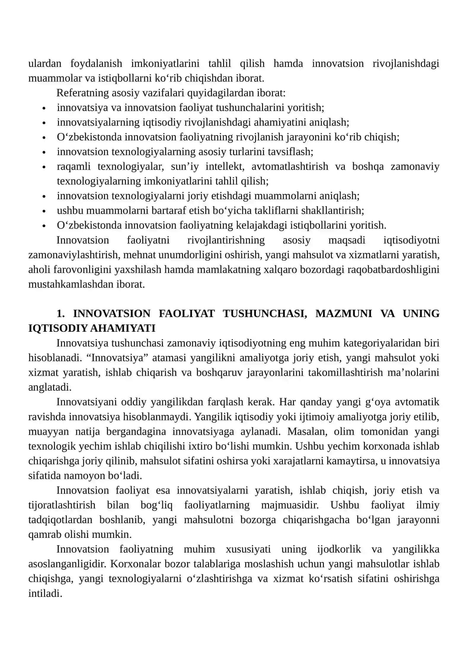INNOVATSION FAOLIYATNI AMALGA OSHIRISHDA INNOVATSION TEXNOLOGIYALARDAN SAMARALI FOYDALANISH 3