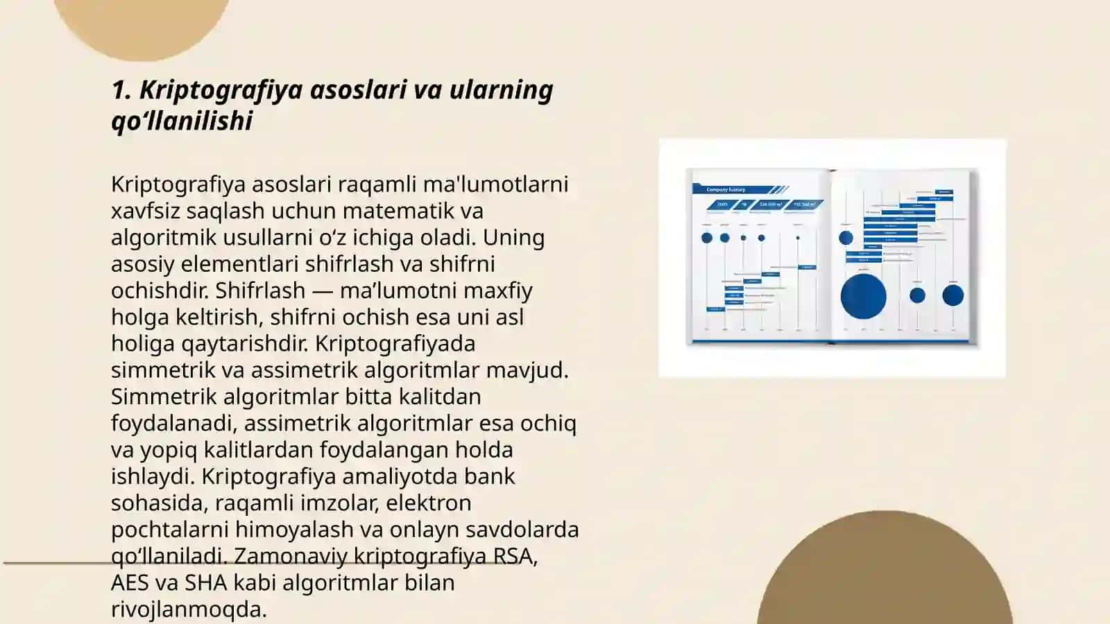 Kriptografiya asoslari va ularning qo'llanilishi 3