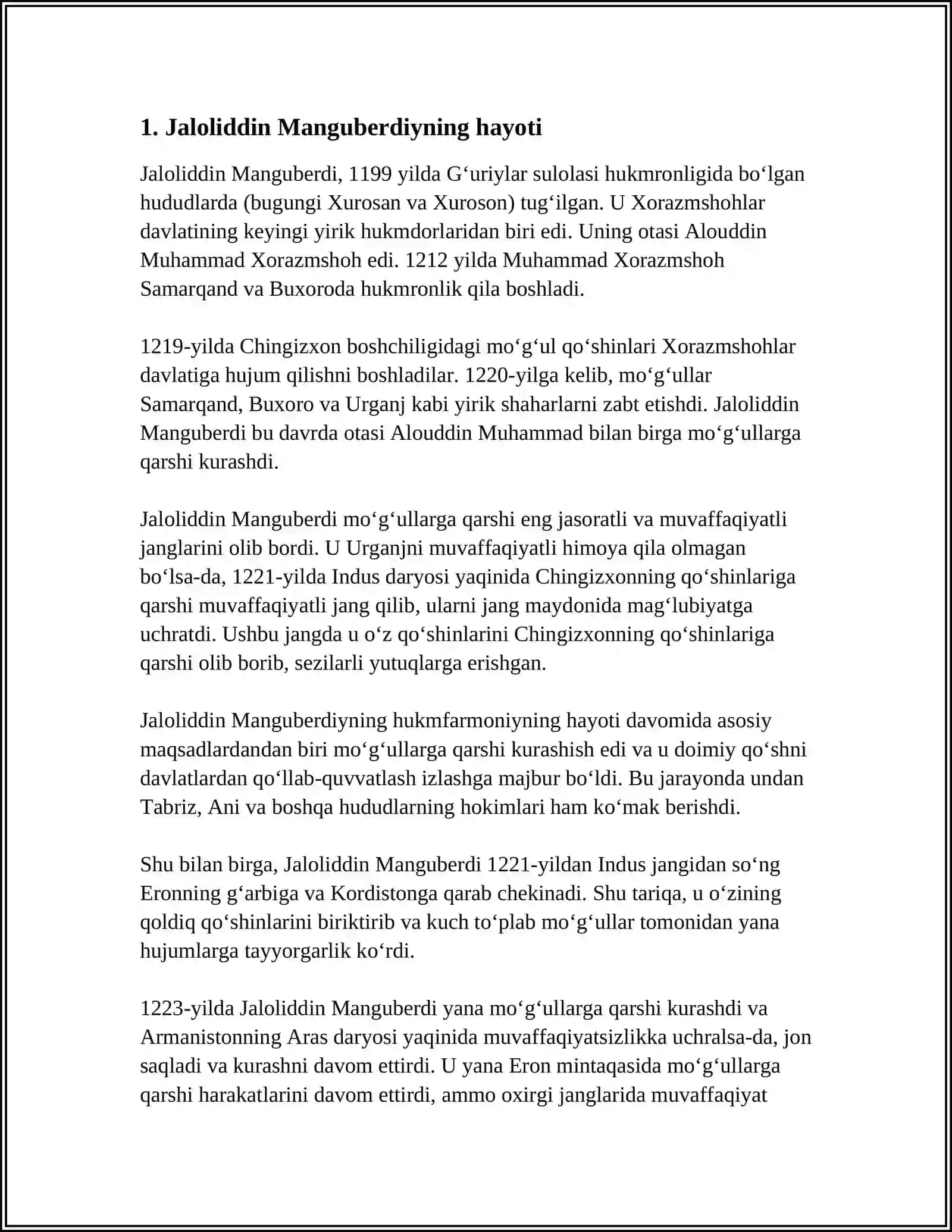 JALOLIDDIN MANGUBERDI BUYUK SARKARDA VA DAVLAT ARBOBI 3