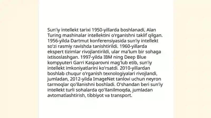 Sun'iy intelekt turlari 3