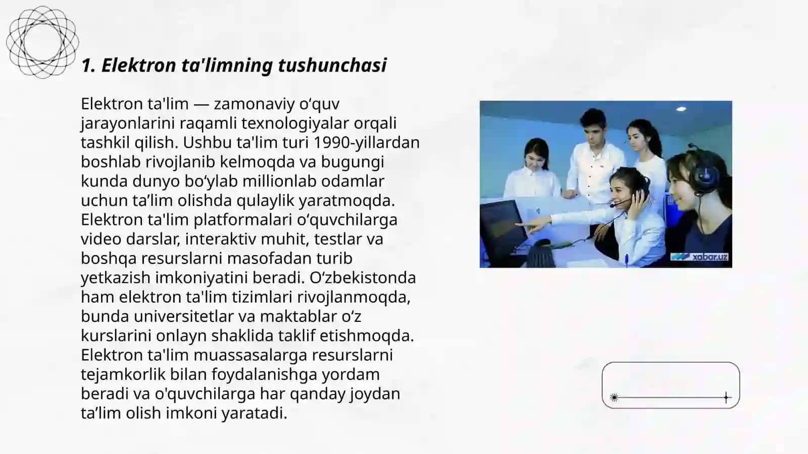 Elektron talim va uni tashkil qilish asoslari 3