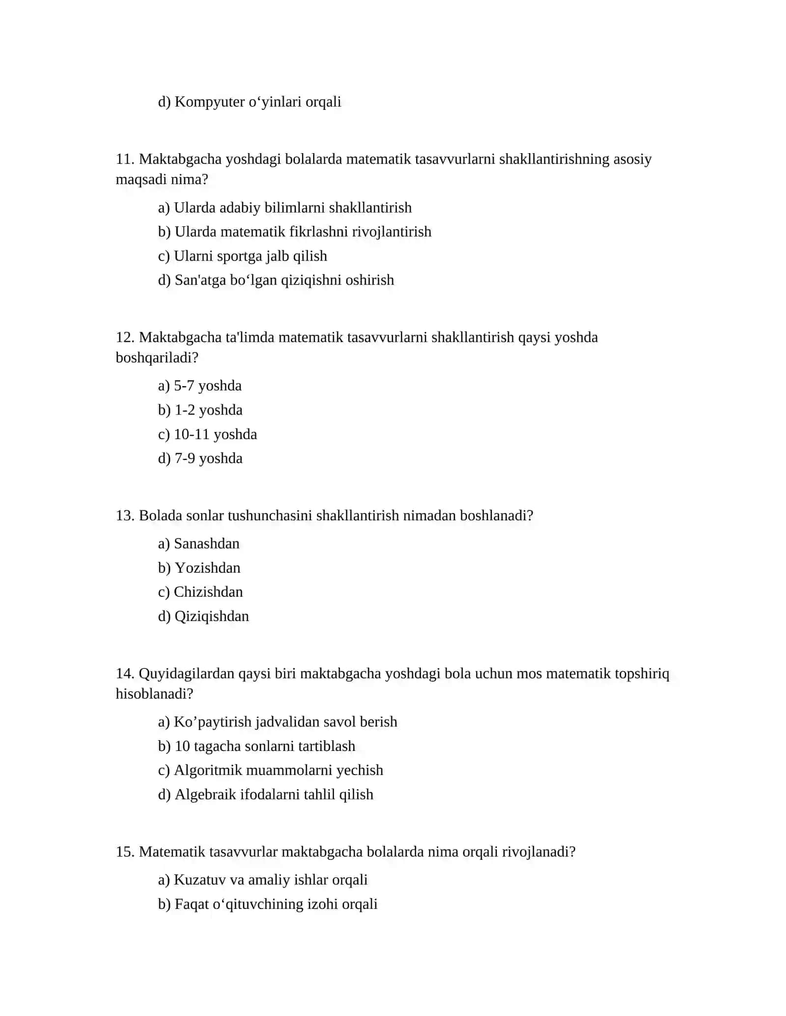 Maktabgacha yoshdagi bolalarda matematik tasavvurlarni shakllantirishning maqsad va vazifari 3