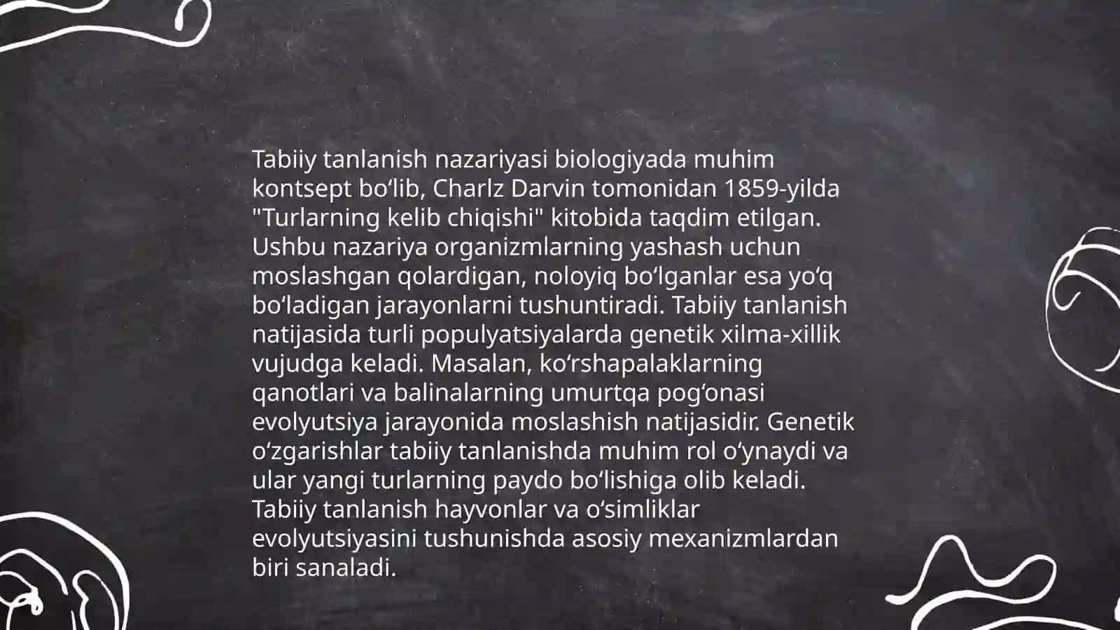Tabiiy va jinsiy tanlanish nazariyasi 3