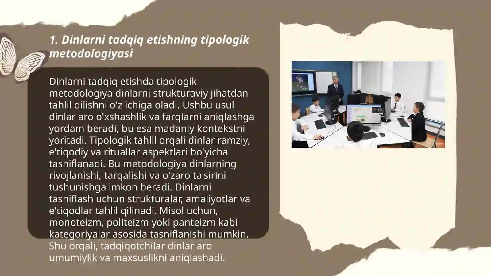 Dinlarni tadqiq etish metodologiyasi:tipologik,qiyosiy,tarkibiy-funksional,genetik tahlil,qiyosiy dinshunoslikning metodlari 3