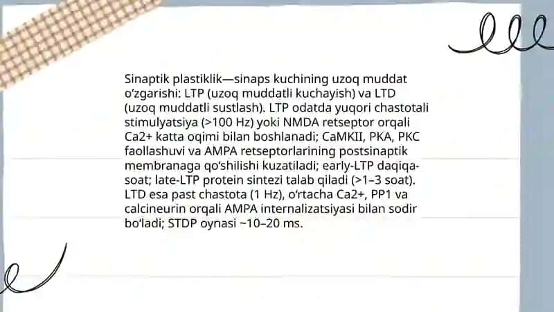 MIYA PLASTIKLIGI VA NEUROPLASTIKA JARAYONLAR 3