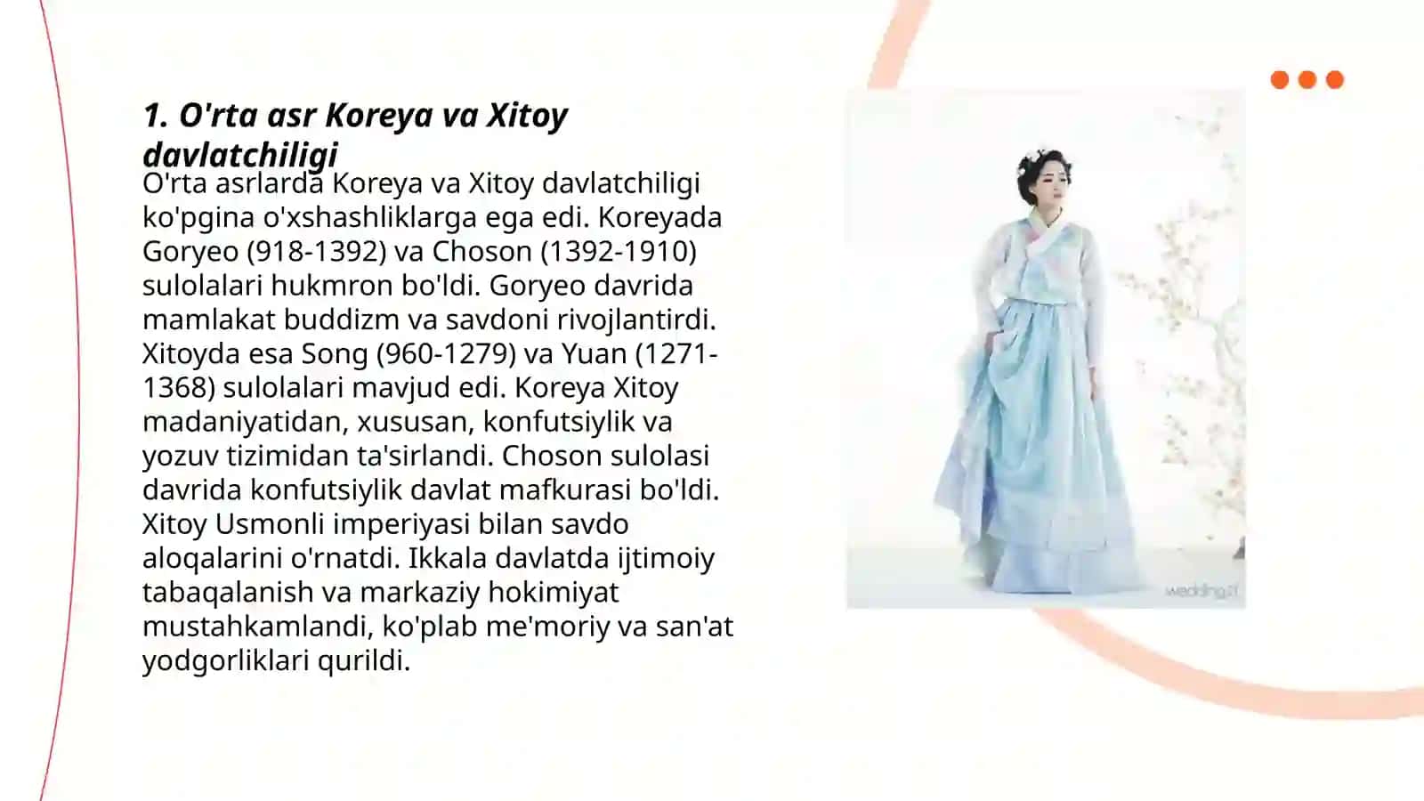 O'rta asrlarda Kareya va Xitoy 3