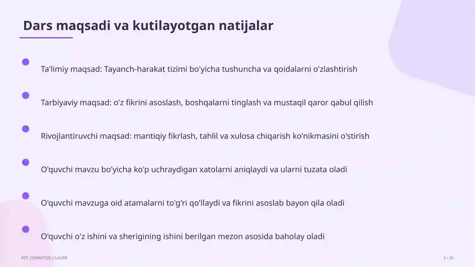 Tayanch-harakat tizimi (8-sinf) 3