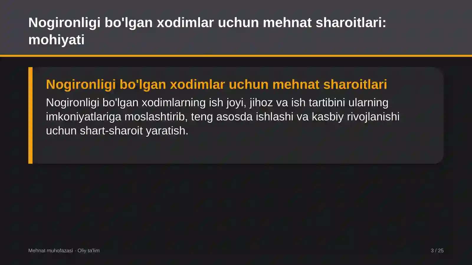 to'yxonalarda nogironligi bo'lgan xodimlar uchun mehnat sharoitlarini yaratish 5007 3