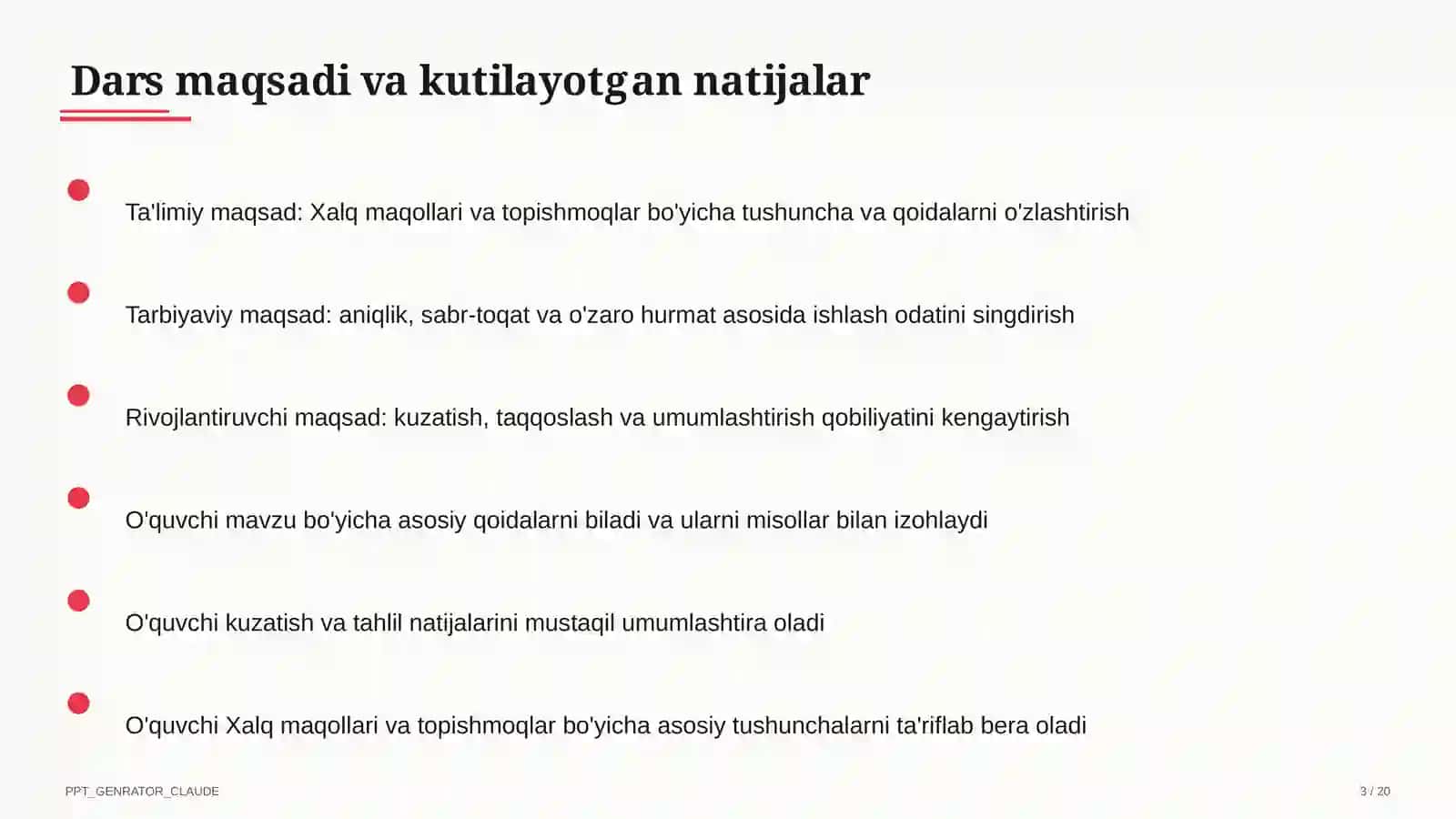 Xalq maqollari va topishmoqlar (2-sinf) 3