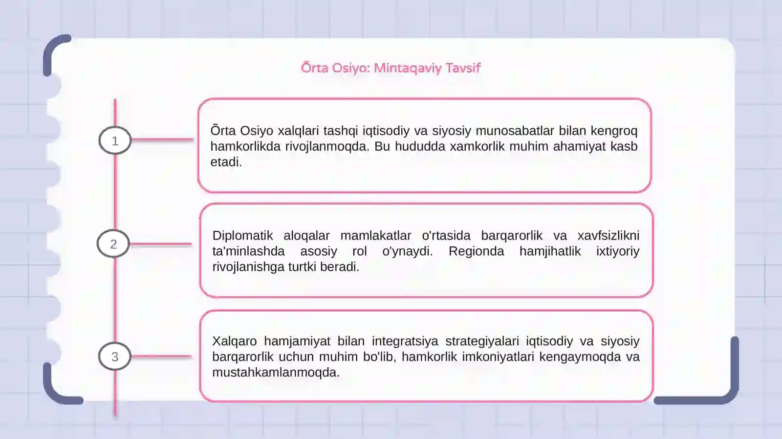 Õrta Osiyo xalqlarining tashqi iqtisodiy va siyosiy diplomatik aloqalari 3