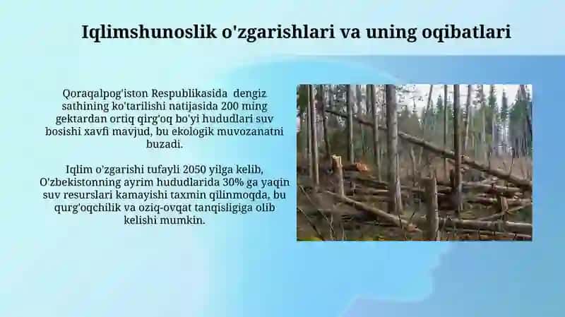 Ekologik tusdagi favqulodda vaziyatlar va ularni oldini olish choralari 3