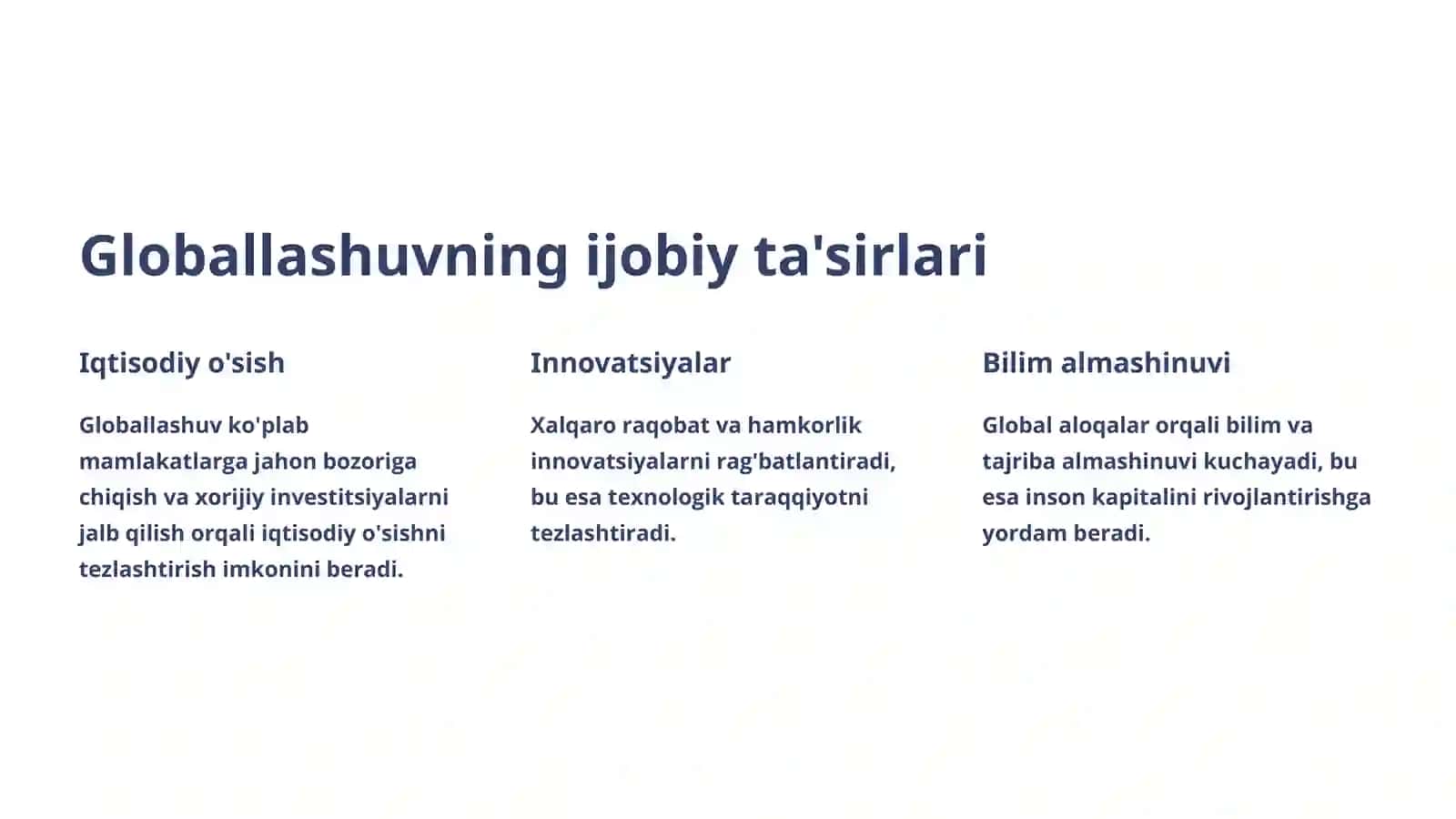Globallashuv jarayoni va milliy iqtisodiyot 3