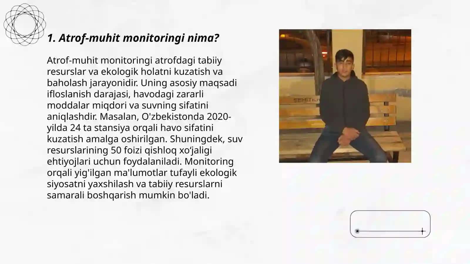 Analitik kimyo va atrof-muhit fanidan taqdimoti 3