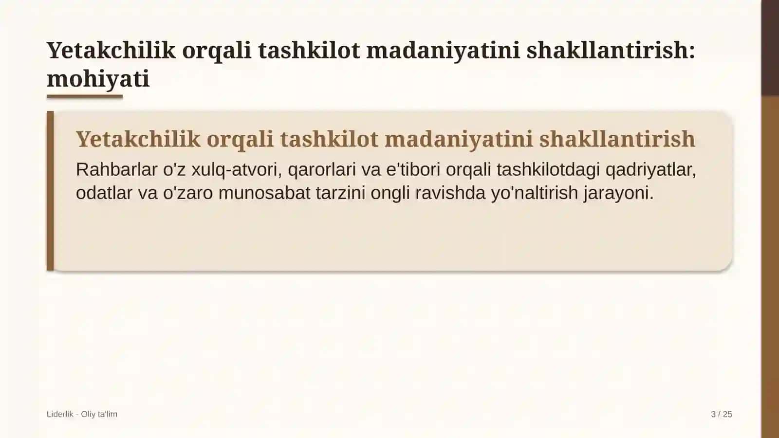 qurilish mollari do'konlarida yetakchilik orqali tashkilot madaniyatini shakllantirish 4146 3
