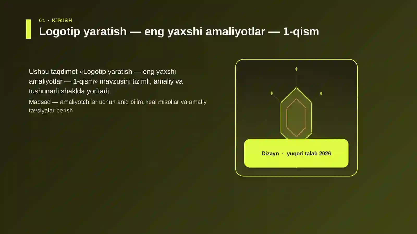 Logotip yaratish — eng yaxshi amaliyotlar — 1-qism 3