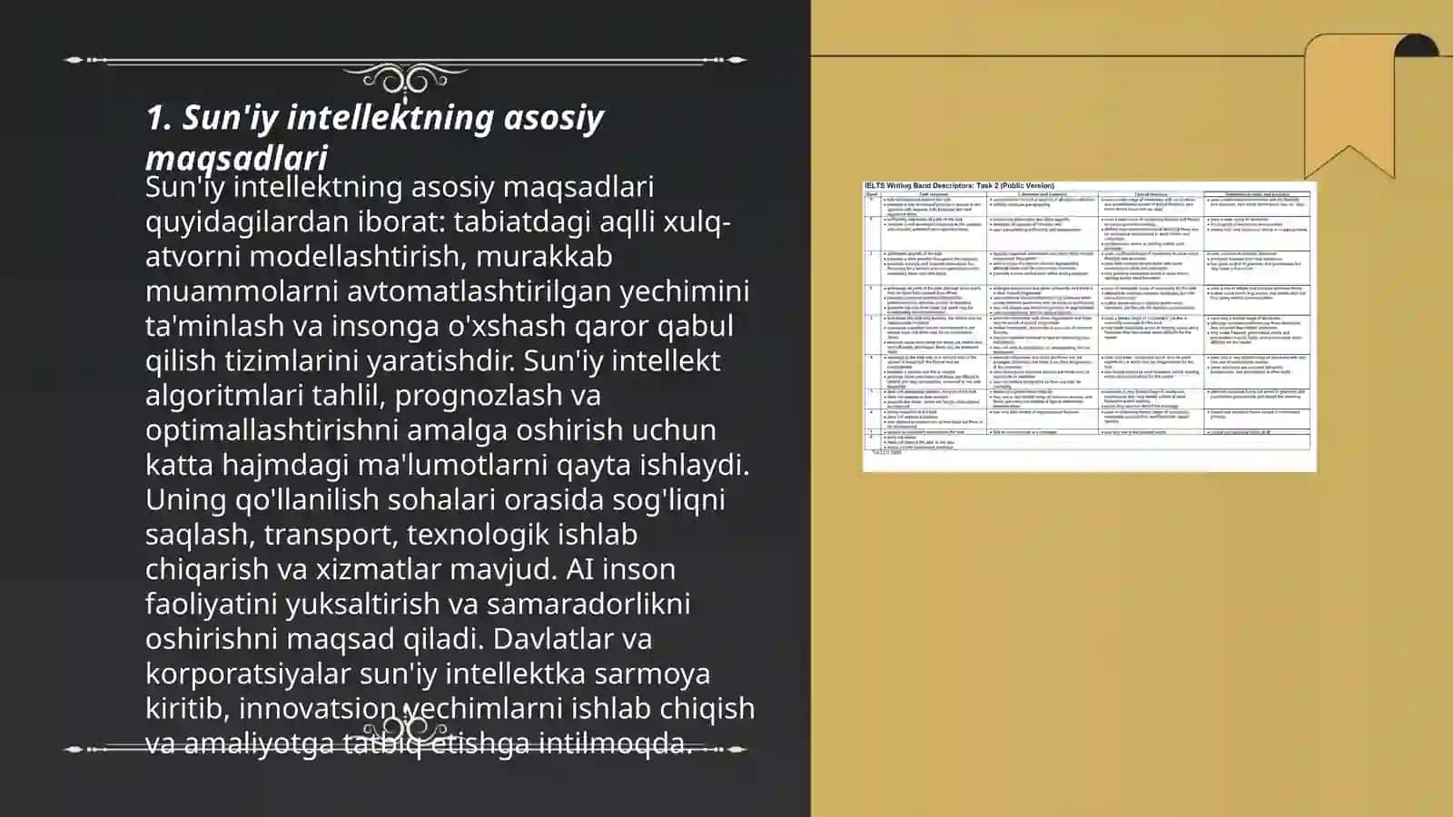 Suniy intellektning maqsadi, vazifalari va tuzilishi 3