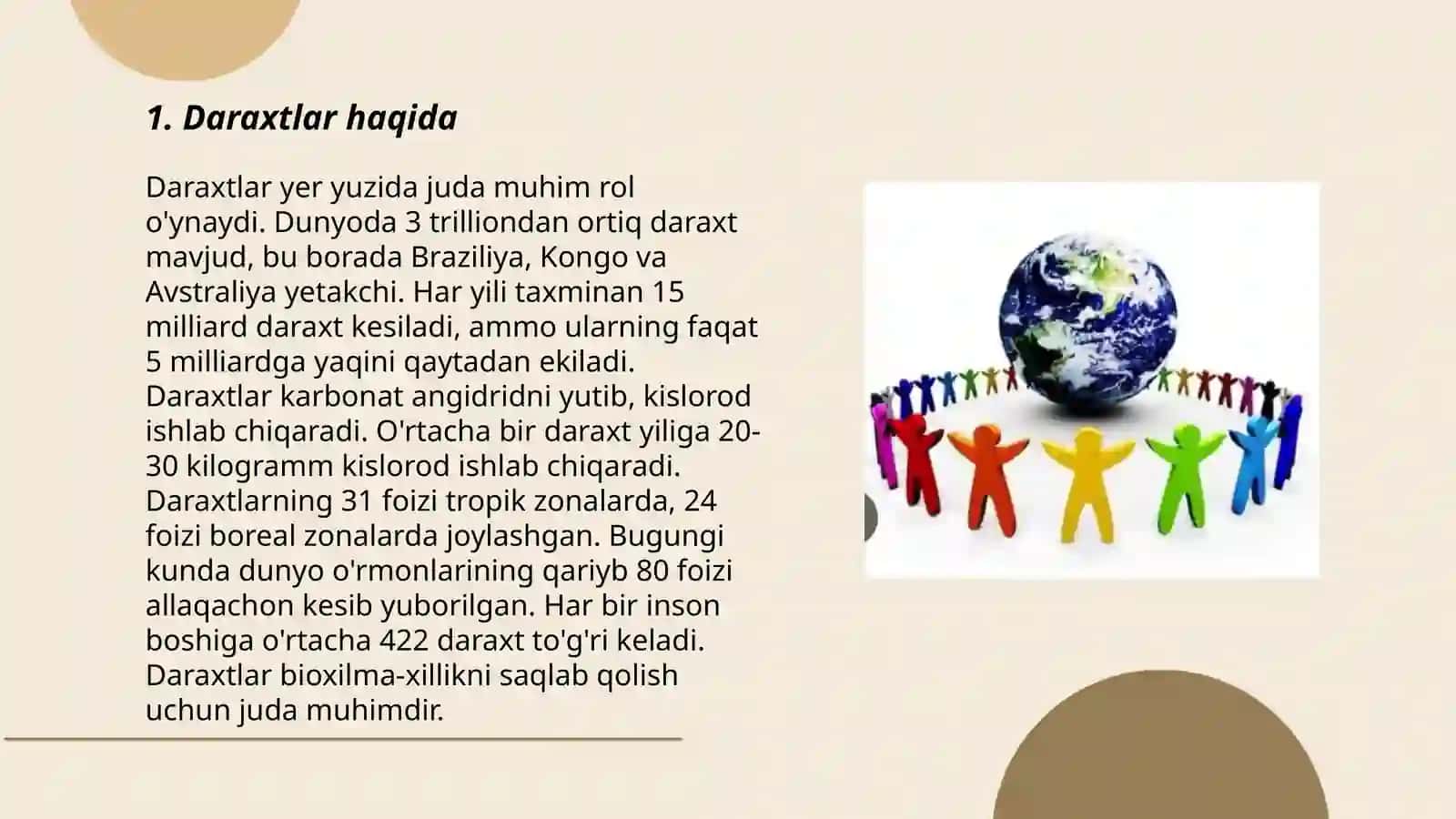 Daraxtlar haqida 3