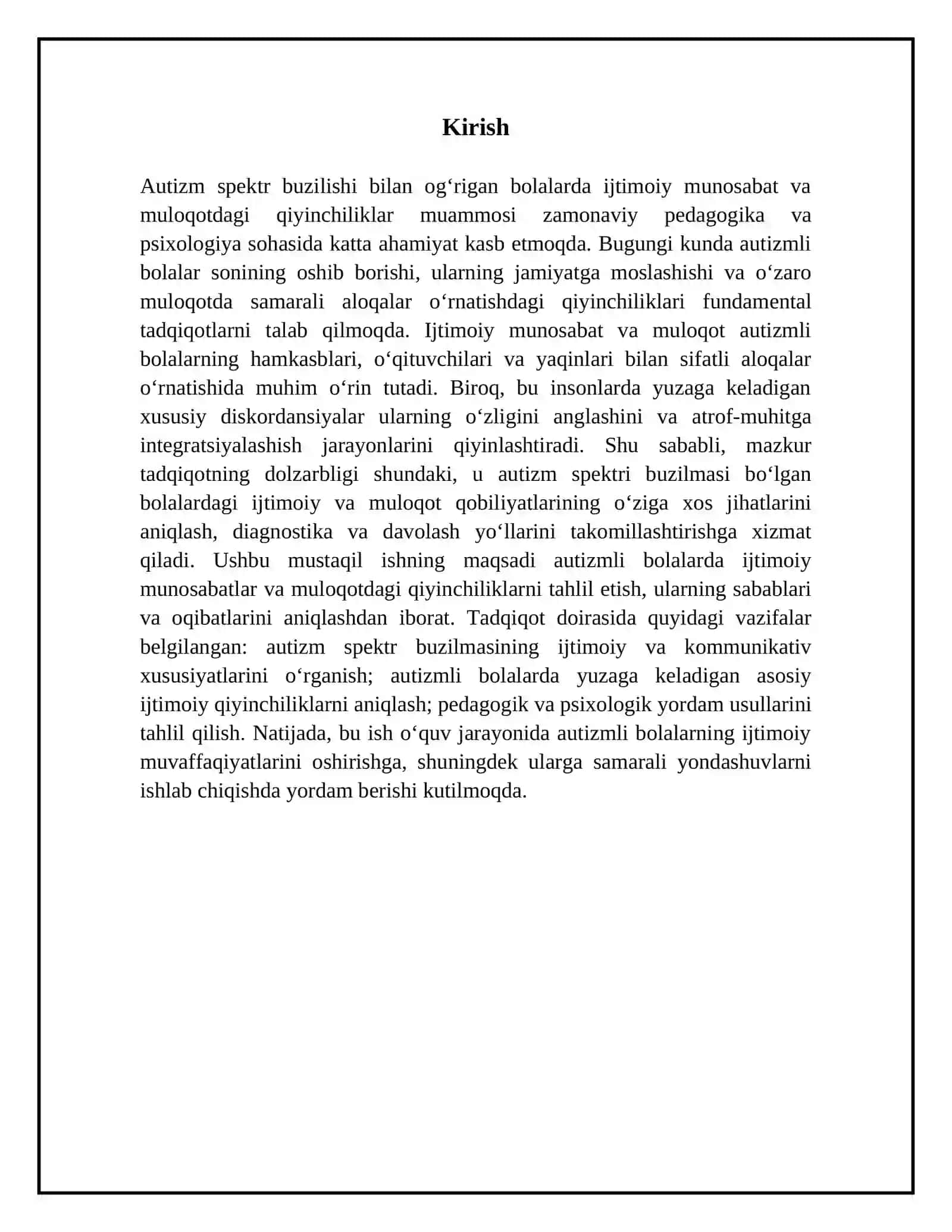 Autizmli bolalarda ijtimoiy munosabat va muloqotdagi qiyinchiliklar 3
