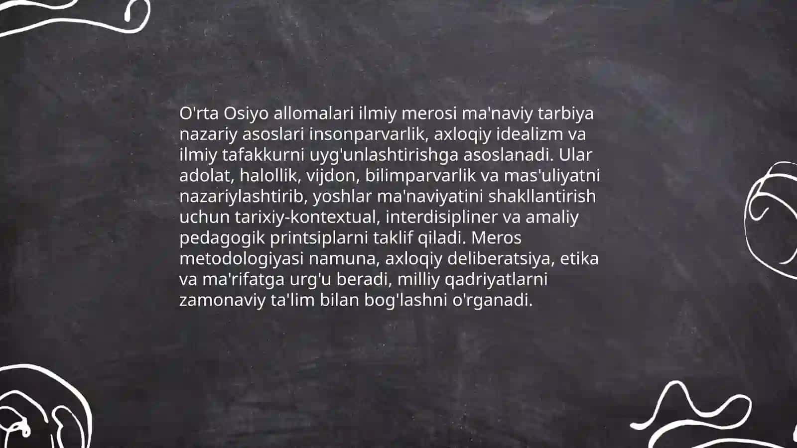 O'rta Osiyo allomalari ilmiy merosining maʼnaviy tarbiya nazariy asoslari 3