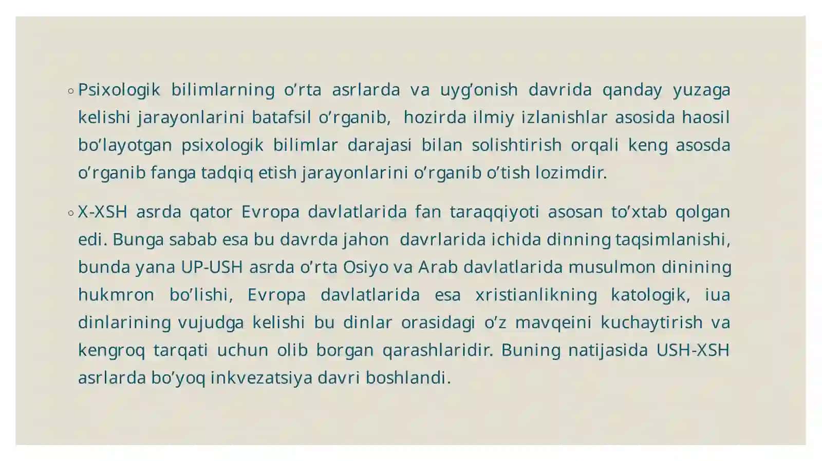 O’RTA asrlarda psixologik fikrlarni rivojlanish 3