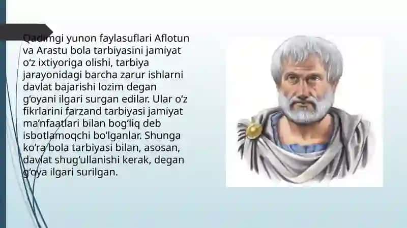 ENG QADIMGI YOZMA YODGORLIKLARDA OILA VA OILADA FARZAND TARBIYASI 3