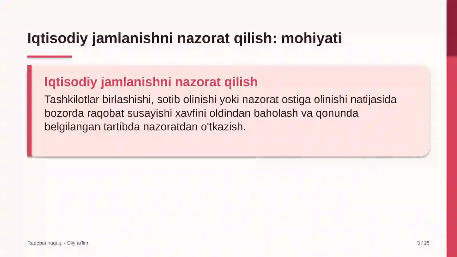 sement zavodlarida iqtisodiy jamlanishni nazorat qilish 2345 3