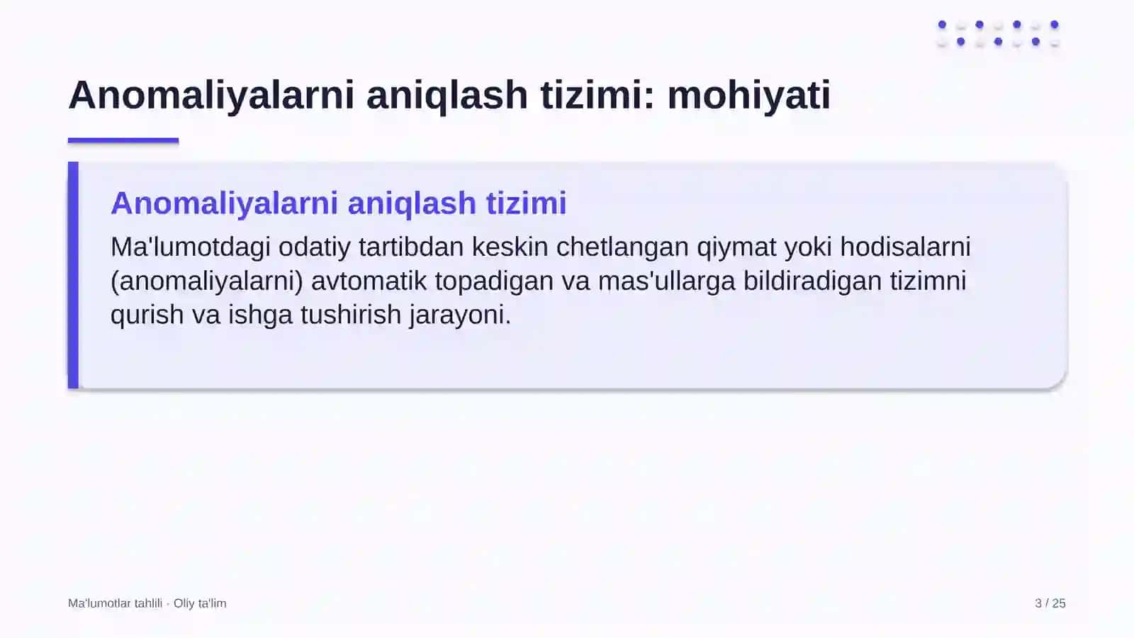 marketpleyslarda anomaliyalarni aniqlash tizimini joriy etish 3850 3