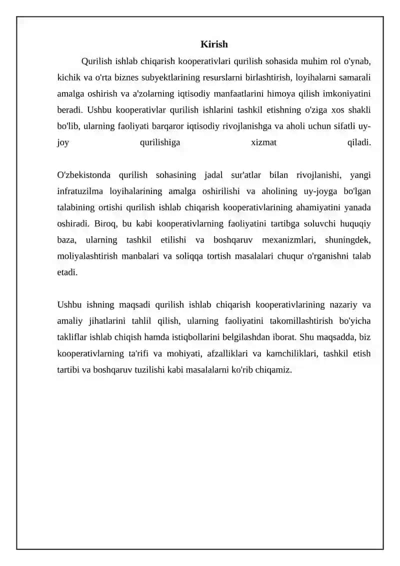 Qurilish ishlab chiqarish kooperativi 3
