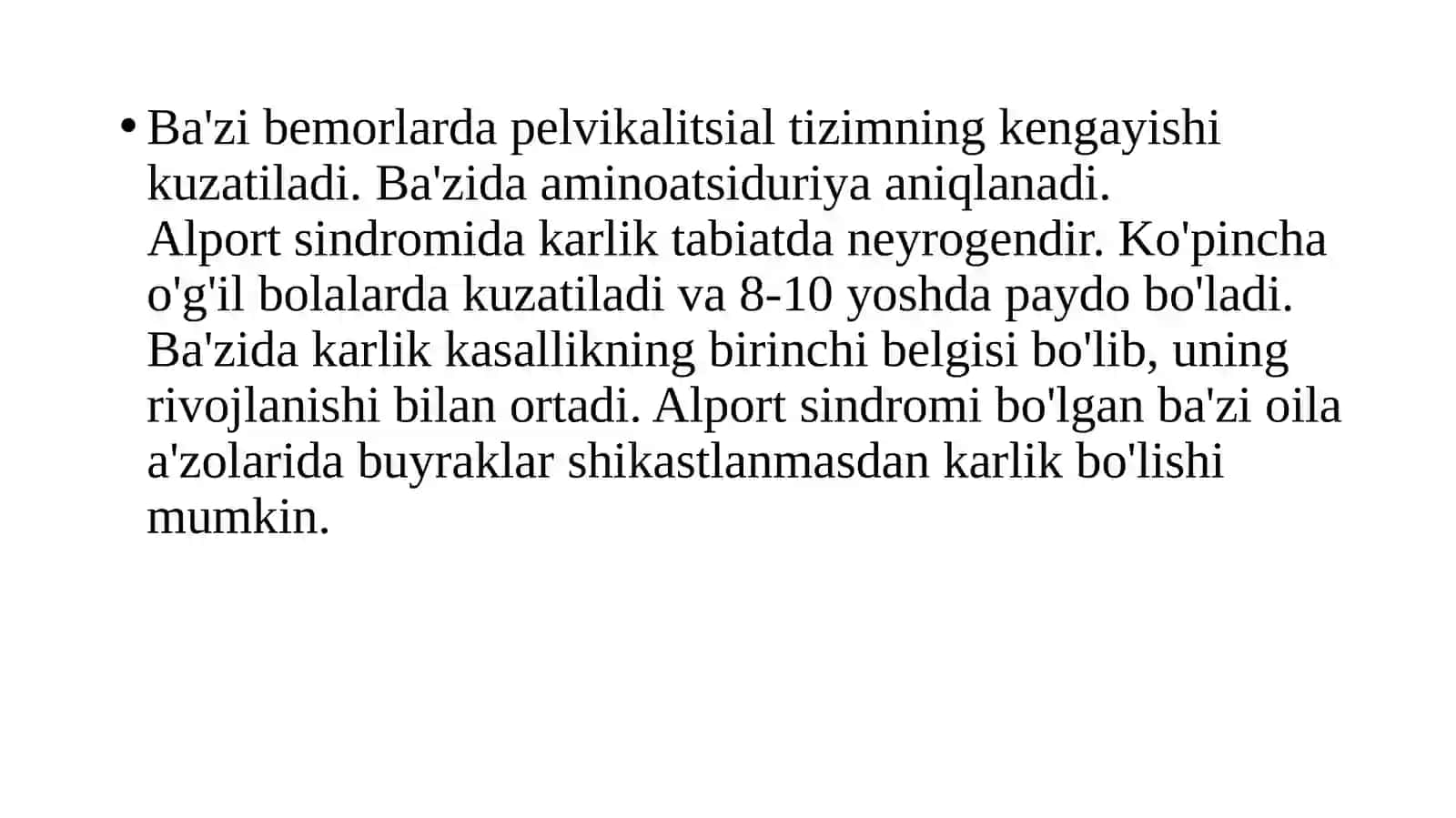 ALPORT SINDROMI 3