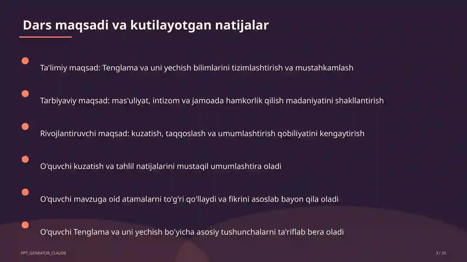 Tenglama va uni yechish (5-sinf) 3