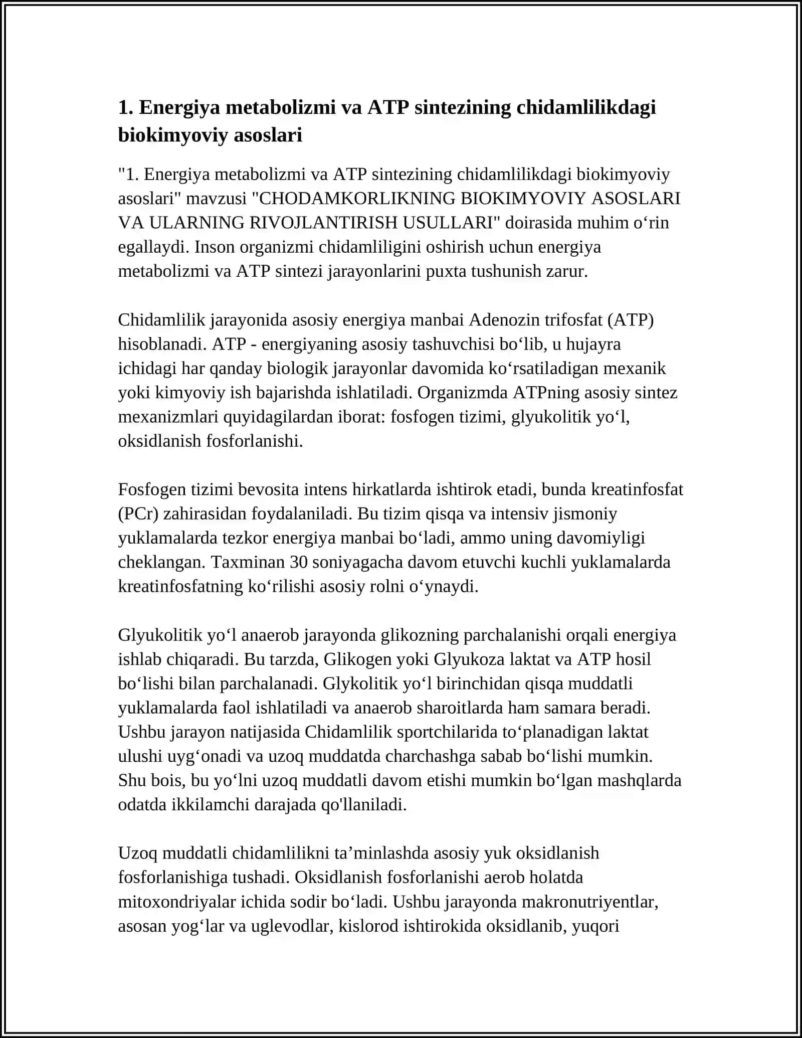 CHODAMKORLIKNING BIOKIMYOVIY ASOSLARI VA ULARNING RIVOJLANTIRISH USULLARI 3