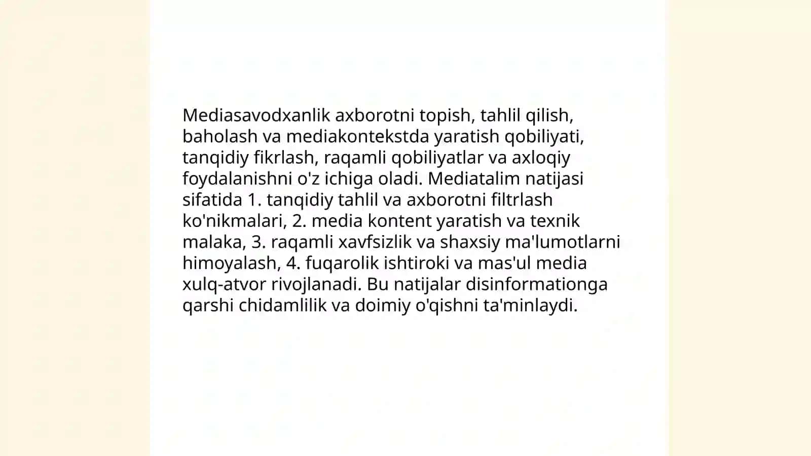Mediasavodxanlik 3