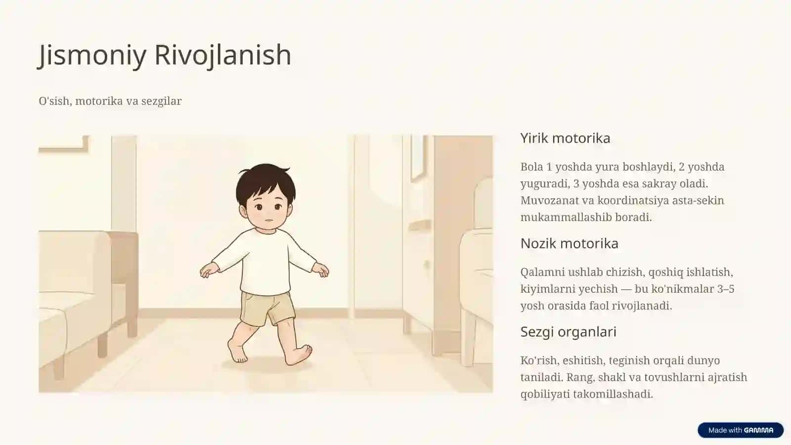 Ilk Bolalik Davri Rivojlanish Xususiyatlari 3