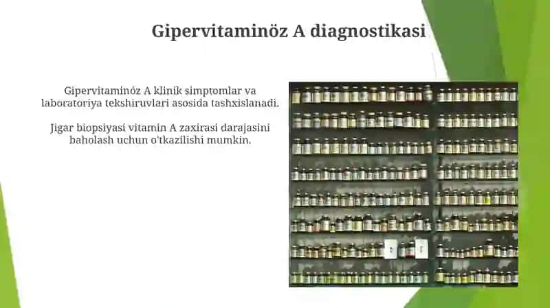 Giper vitaminozi va A vitaminozi haqida 3
